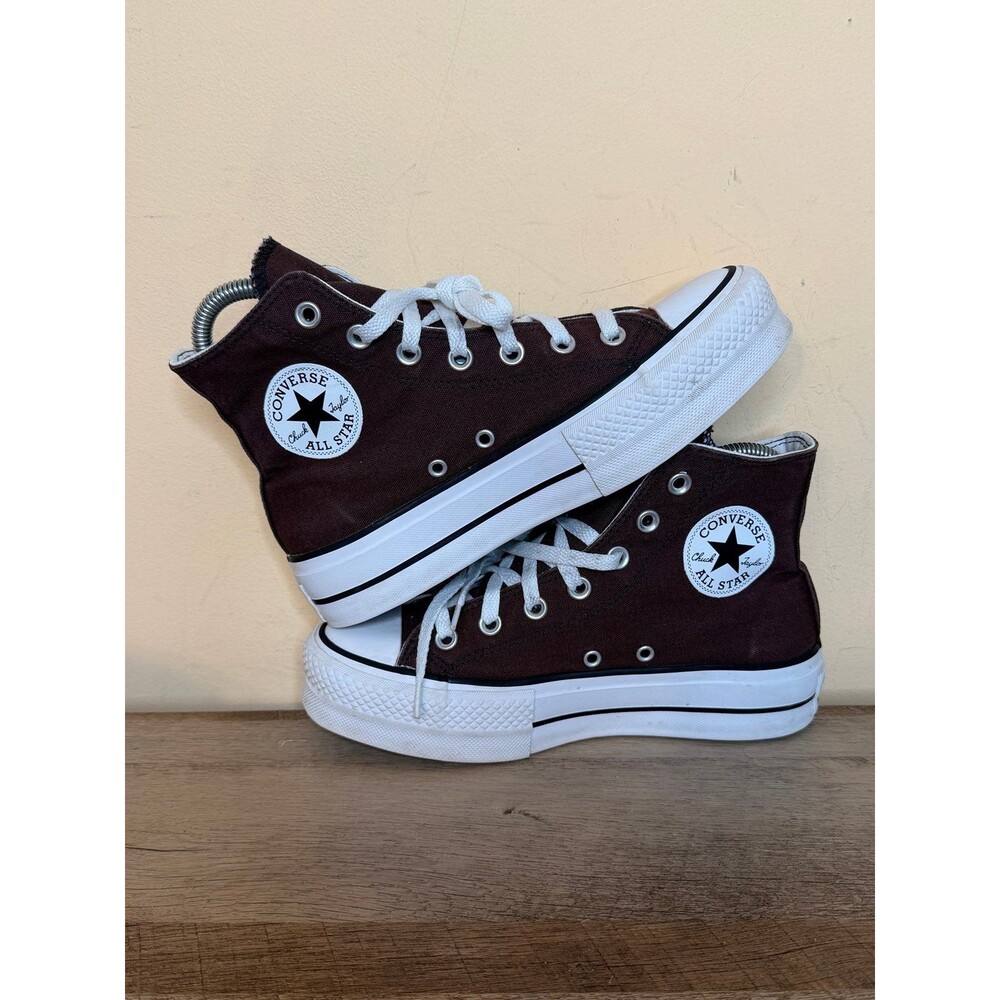 Converse Chuck Taylor All Star platform Sneakers Brown size 6.5 shoes